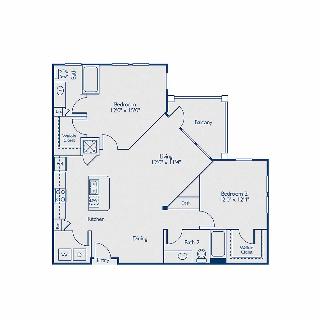Floor plan B2E