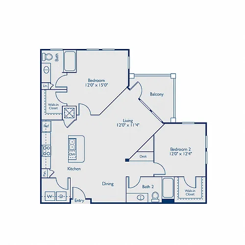 Floor plan B2E