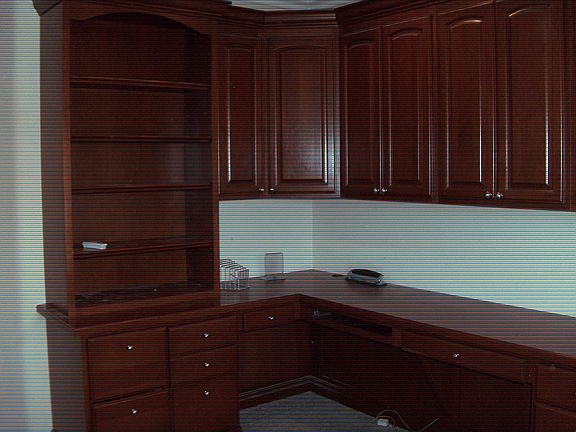Built in cherry workstation