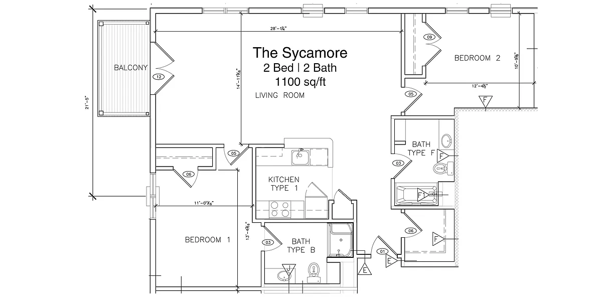 Floor plan The Sycamore