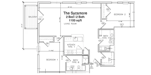 Floor plan The Sycamore
