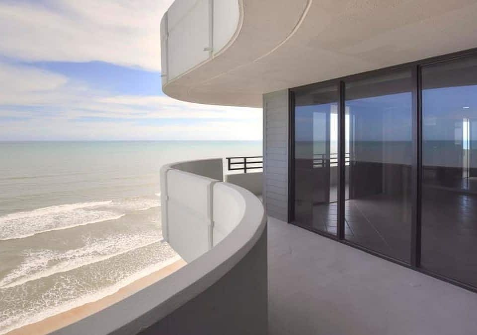 Ocean front from balcony looking east