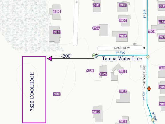 WATER LINE MAP