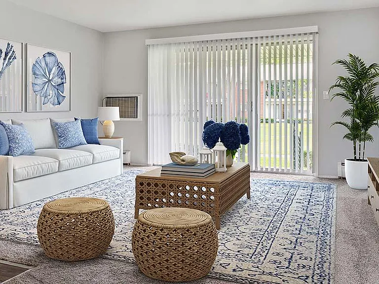 1CS- One Bedroom One Bath Living Room