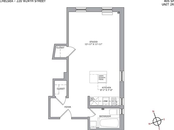 2nd image of 220 W 24th St #2202R