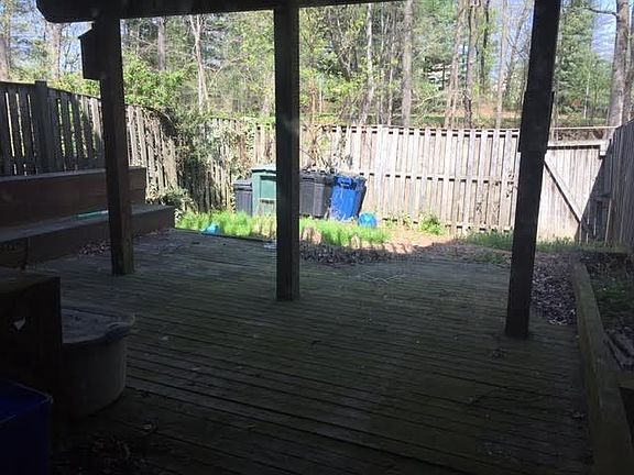 Wooded Patio and Fence