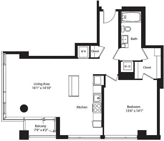 Floor plan 1AC