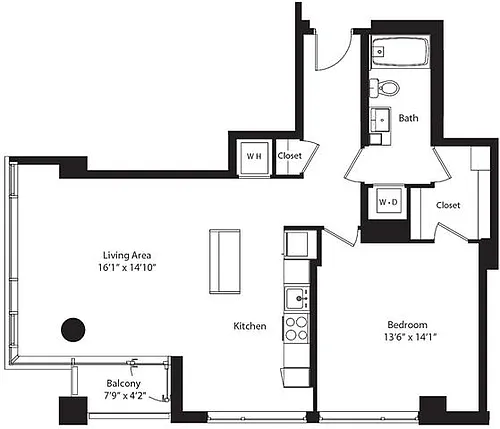 Floor plan 1AC