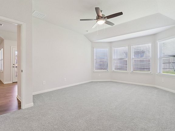 Primary suite in the Callaghan floorplan at a Meritage Homes community.
