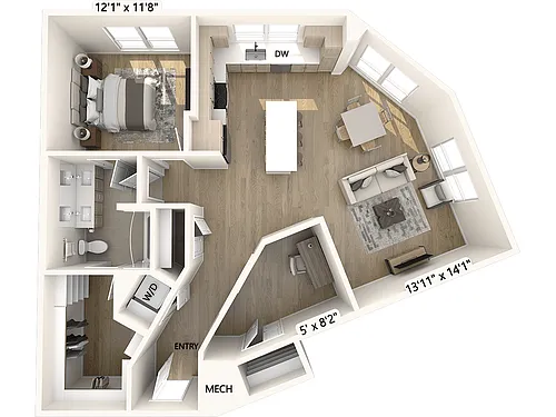 Floor plan A10 - Design Collection II