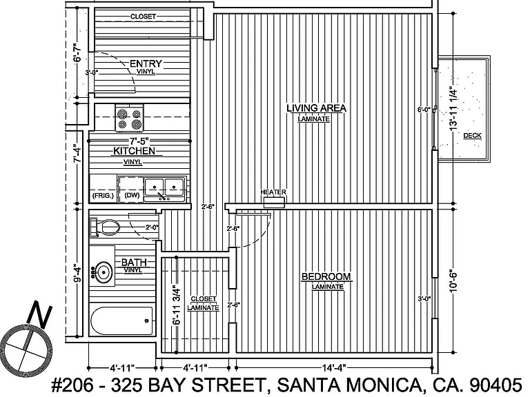 206 Floor plan