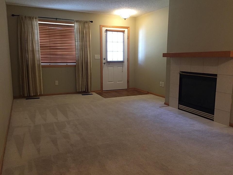 Living room with fireplace