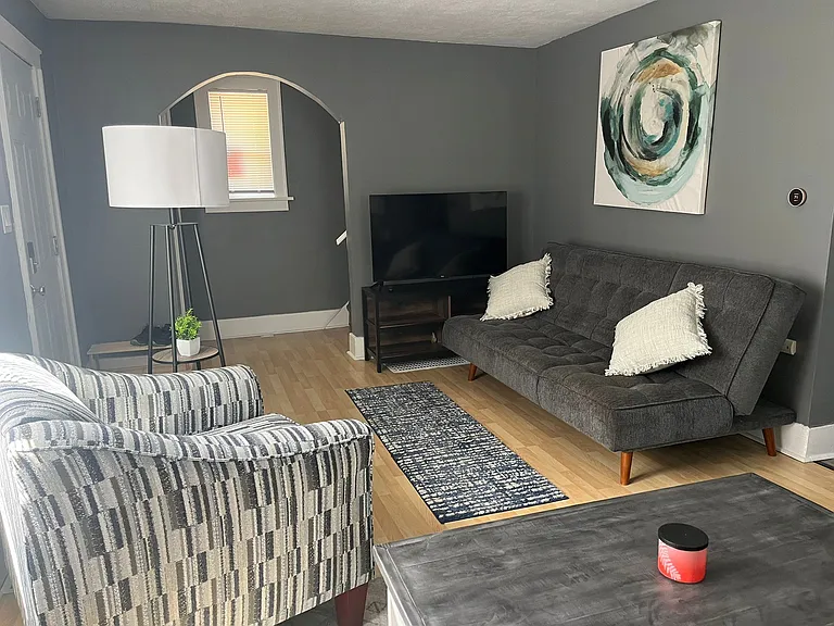 Sunny Living Room for relaxing and entertaining.