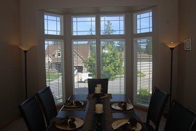 Formal Dining Room Bay Window