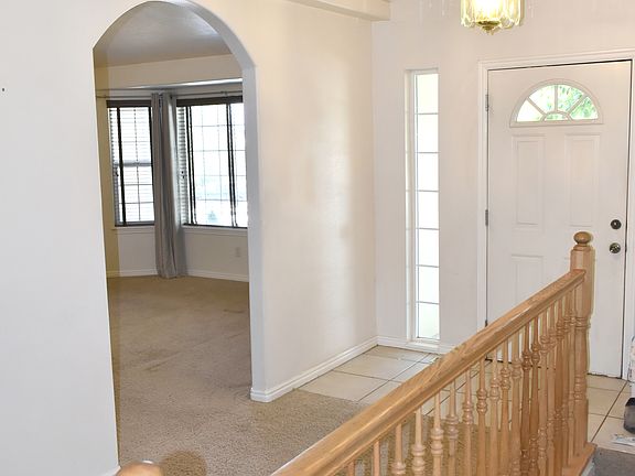 front entrance, with view of hall and living room