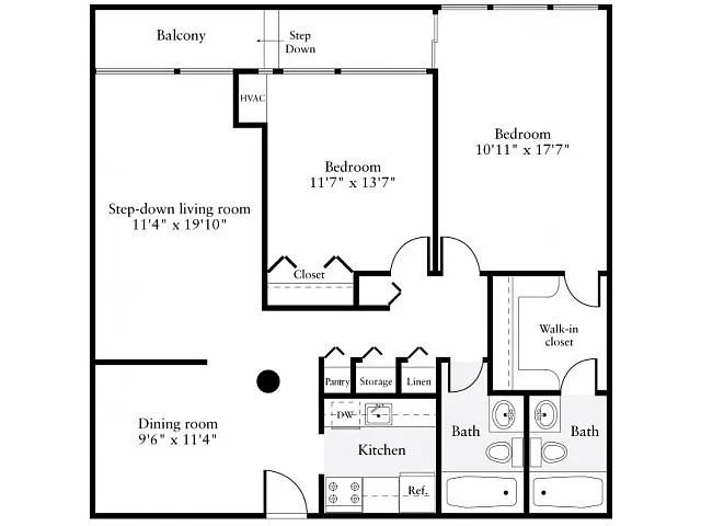 Floor plan 1100