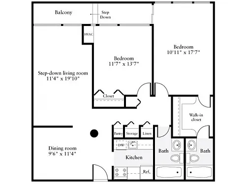 Floor plan 1100