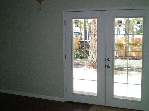 French doors to patio