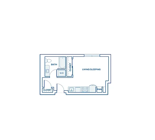 Floor plan ZS03 (MFTE) Income Restricted