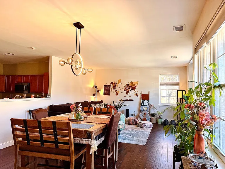 Dining Area + Living Room
