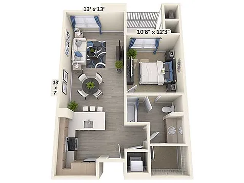 Floor plan A3-788sq