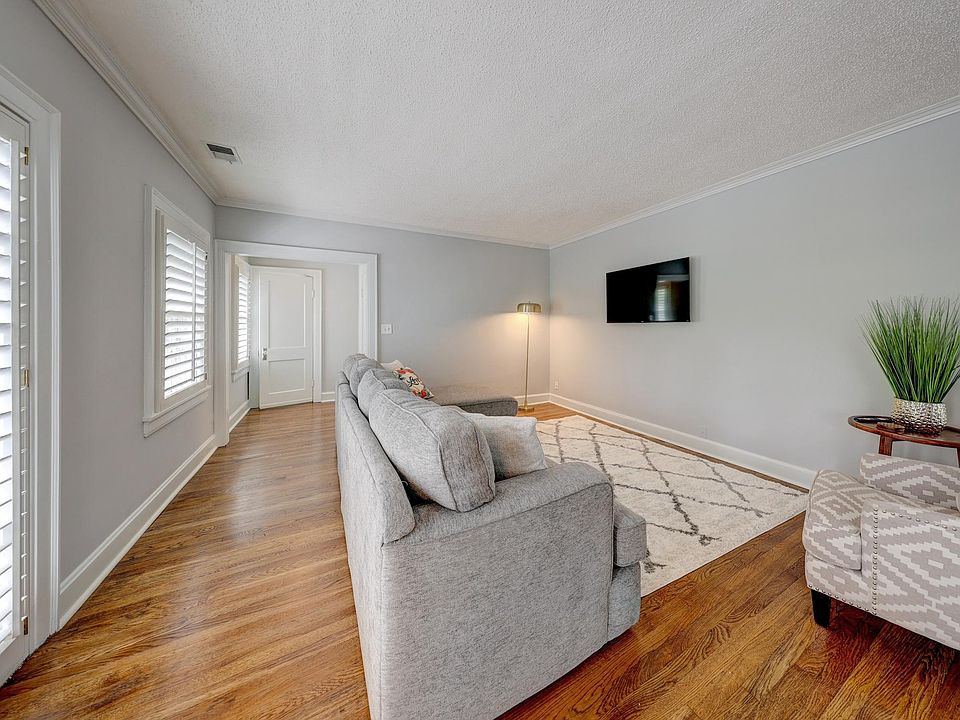 Living room with large comfy sectional