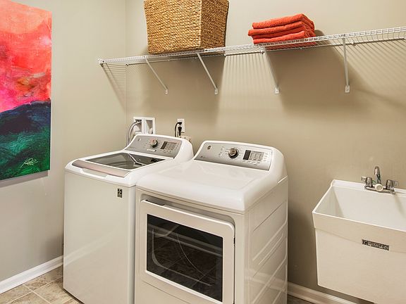 Convenient laundry room