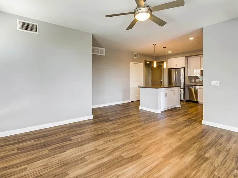 Living Room with Hard Surface Flooring