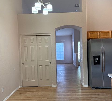View of front rooms from kitchen