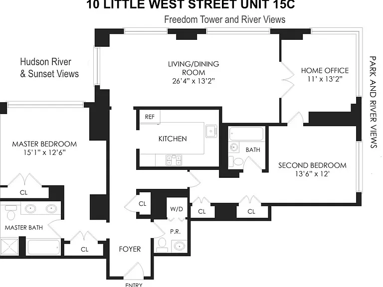 10 Little West St #15C — Photo 2