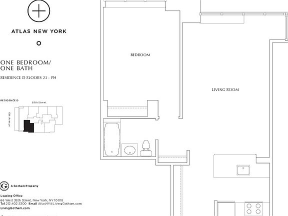 2nd image of 66 W 38th St #Penthouse D