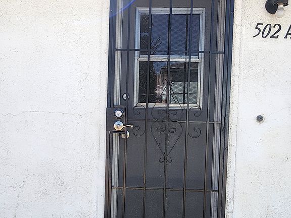 Outside door to kitchen