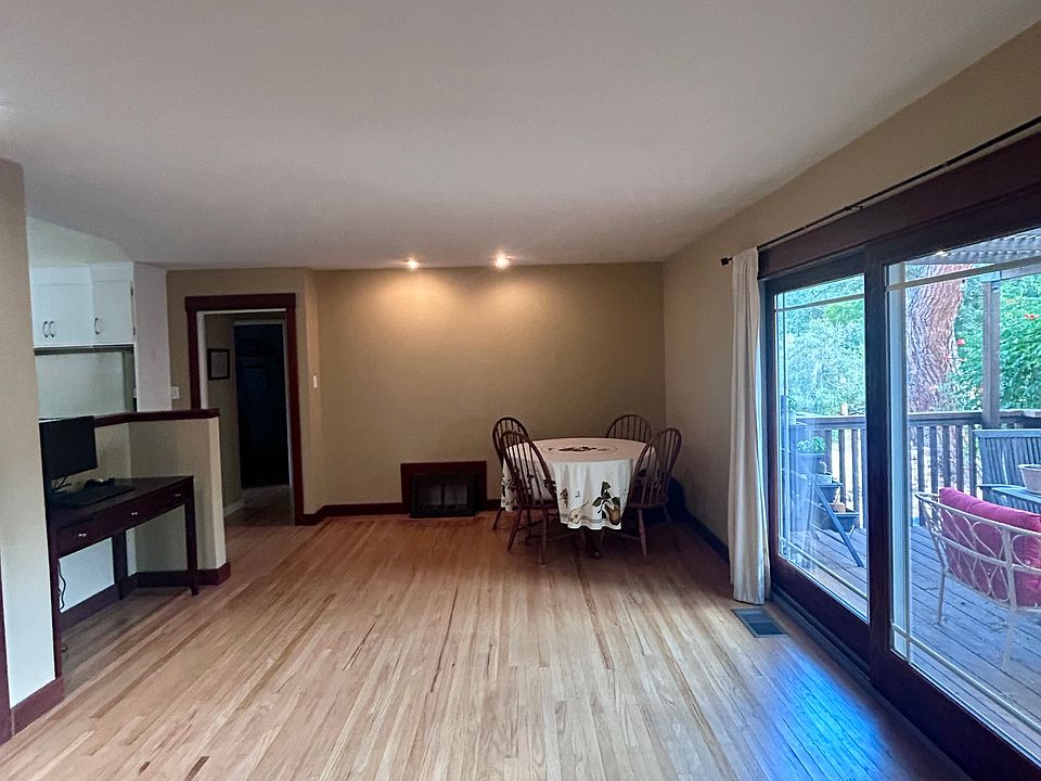 Living room + dining room space + nook for office