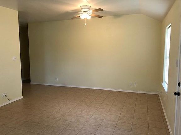 Living area with back door