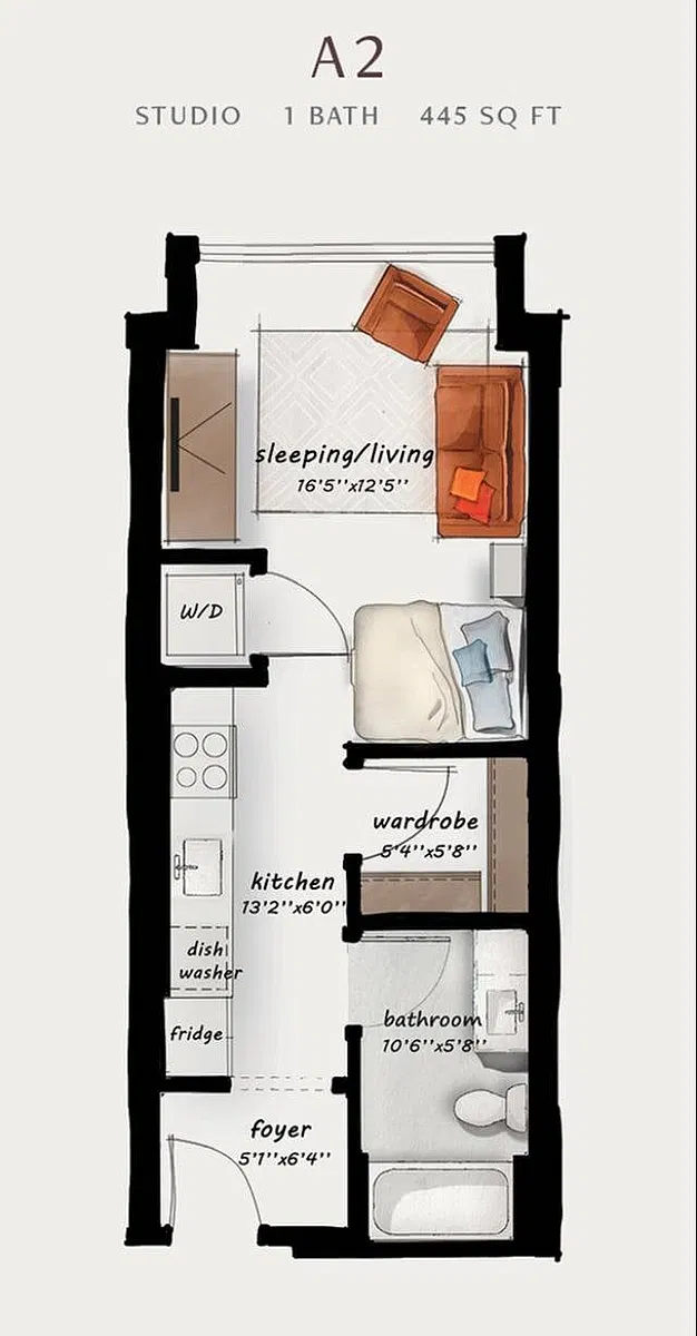 Floor plan A2