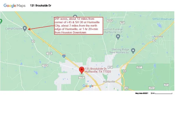 2404 State Highway 75 Rd, Huntsville, TX 77320