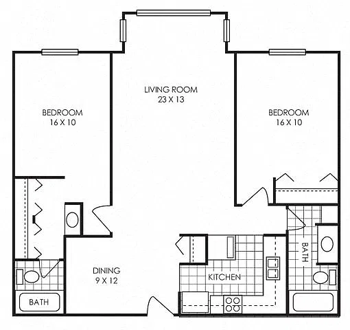 Floor plan Two Harbors