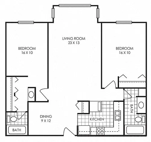 Floor plan Two Harbors