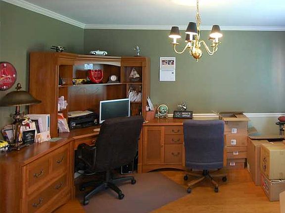Dining Room that is currently being used as an office.