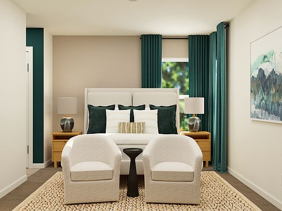 The private master suite is your own peaceful retreat!