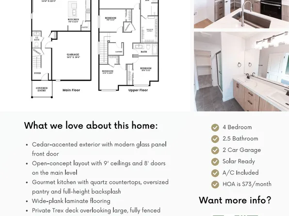 Spruce Plan, Serres Farm Townhomes