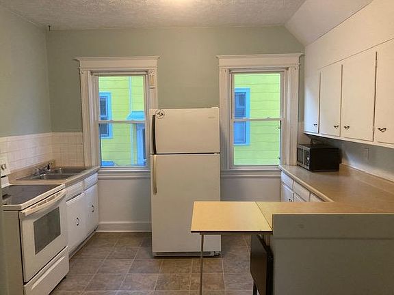 Well maintained and spacious kitchen with lots of storage.