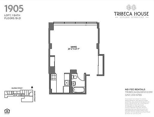 1st image of 50 Murray St APT 1905