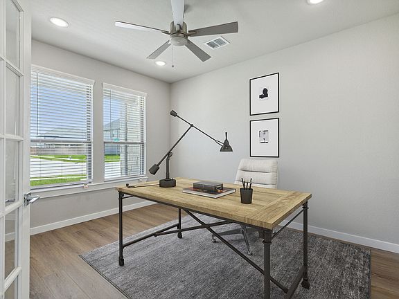 Study Home Office in the Henley home plan by Trophy Signature Homes - REPRESENTATIVE PHOTO