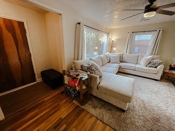 Living room and front door