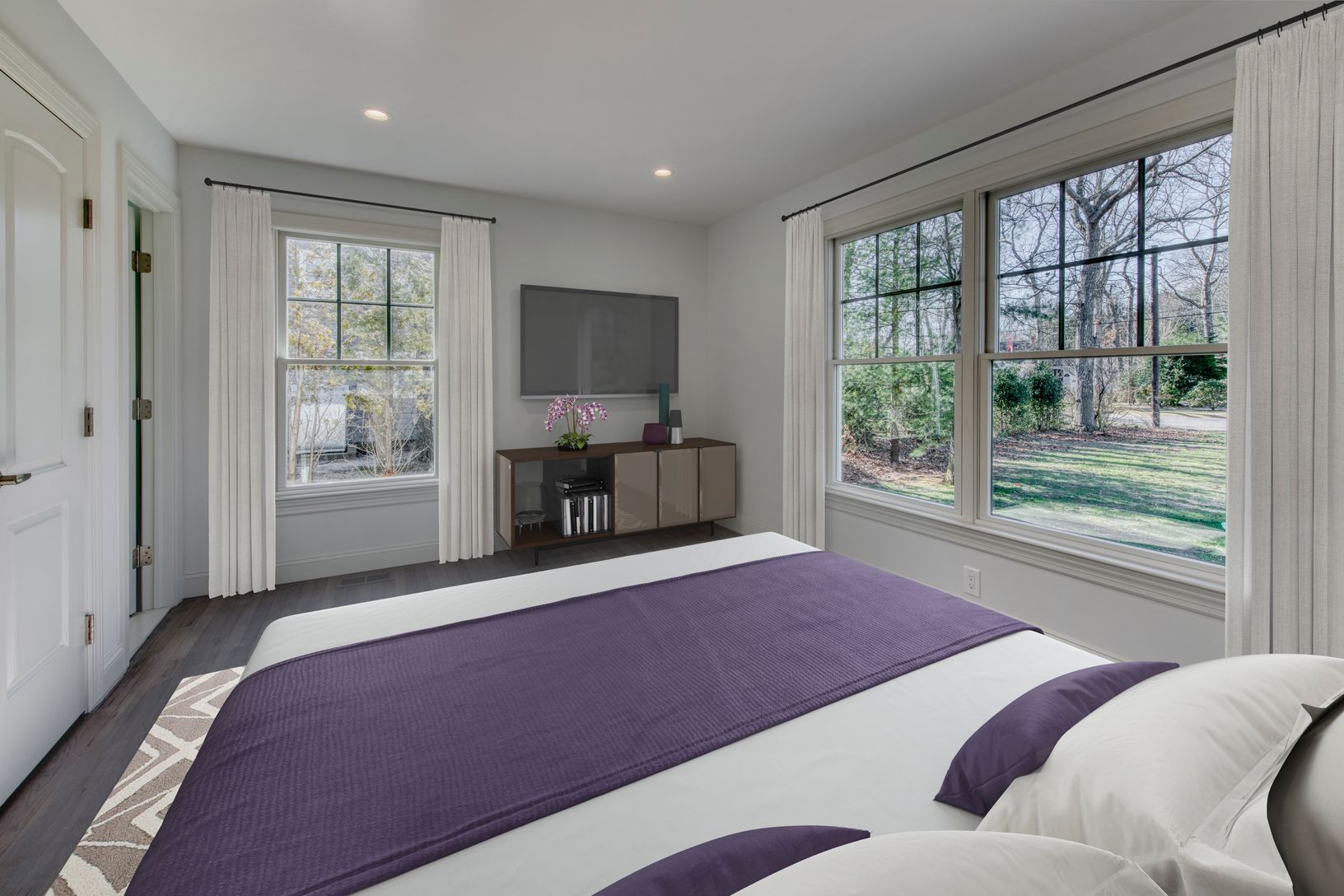  Virtually staged first floor master bedroom.