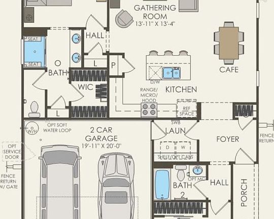 First Floor 2 br 2 ba