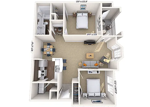 Floor plan B1
