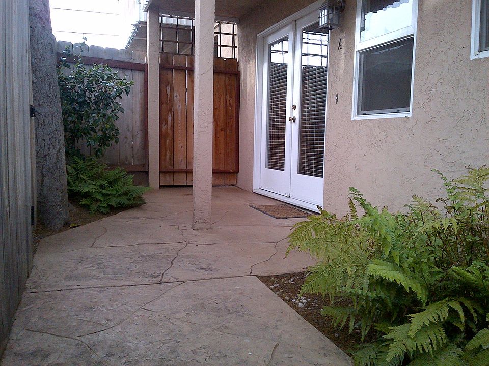 Front entrance and patio