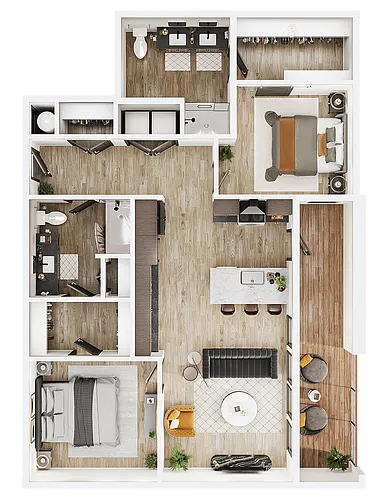 Floor plan B2 Monument